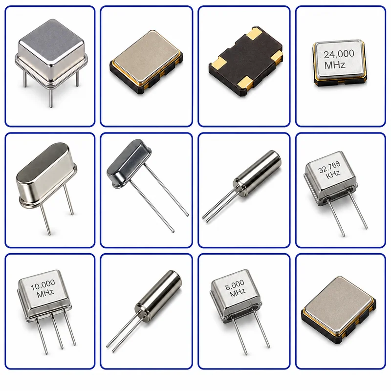 LED & crystall Oscillators
